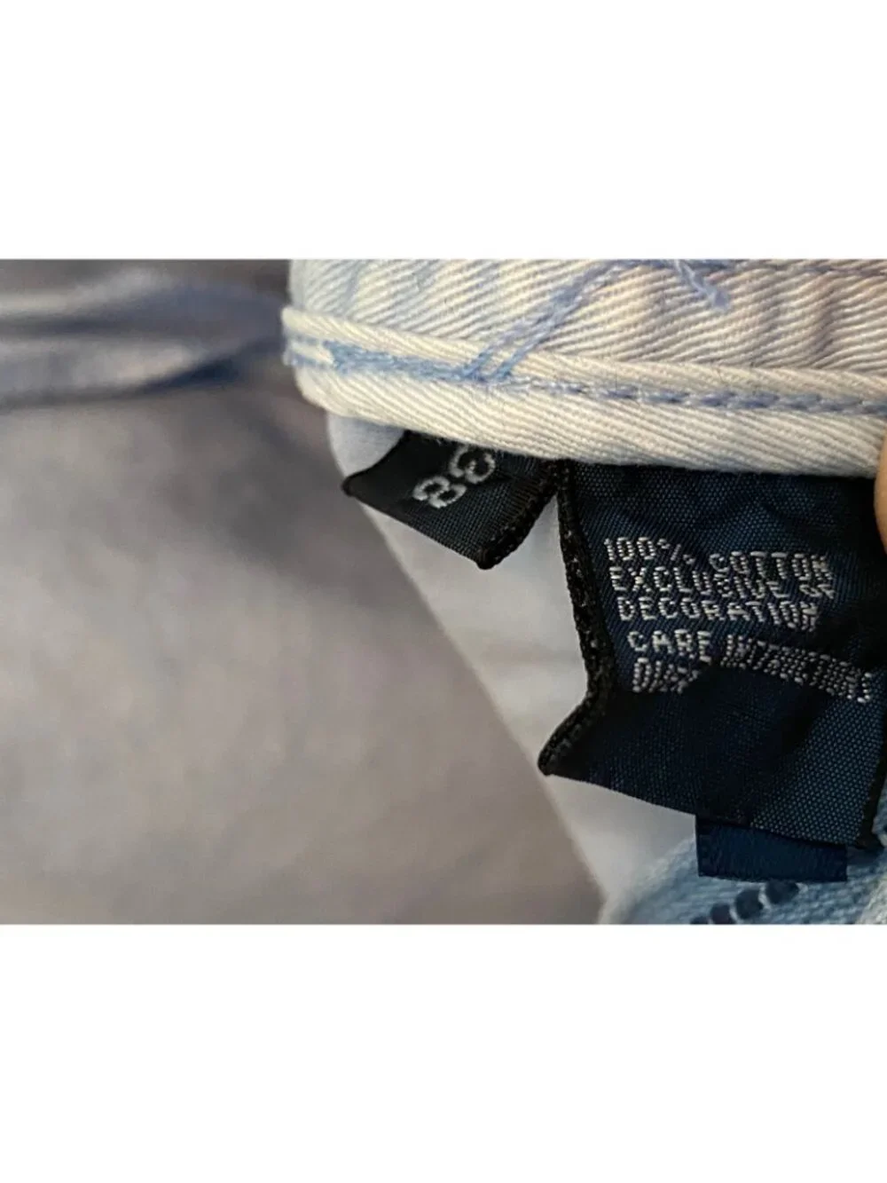Polo Ralph Lauren Shorts Men 38 Light Blue Flat Front Casual Summer Beach Cotton